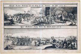 107-Vpád hraběte Jindřicha z Bergu do Velawe roku 1624. Nizozemské tažení proti nepříteli 1624.