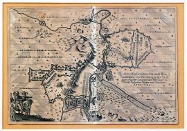 335-Nákres císařských a královských švédských polních táborů ležících proti sobě u Bernburgu nad Sálou v měsících září, říjen a listopad 1644.