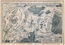 413-Nákres císařského a královsko-švédského polního tábora u Teplé dne 30. srpna 1647.
