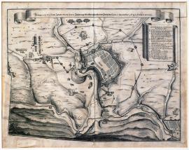 419-Obléhání města Jihlava panem polním zbrojmistrem hrabětem z Puchheimu, jež bylo dobyto dne 7. prosince 1647.
