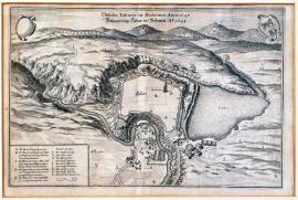 435-Obléhání Tábora v Čechách roku 1648.