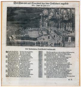 461-Hostina a ohňostroj, uspořádané u Bleiszhämerl dne 4. června roku 1650.